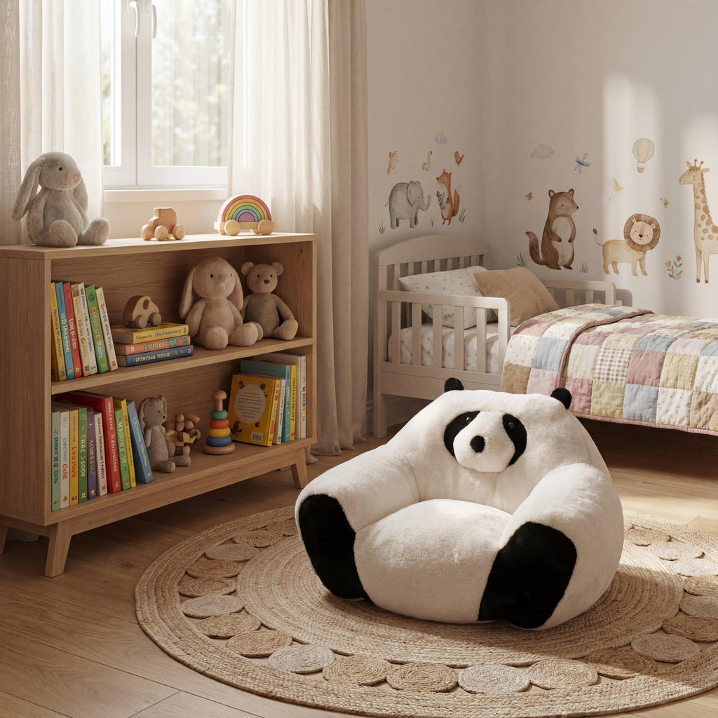 Panda Beanbag Chair for Bedrooms and Playrooms.