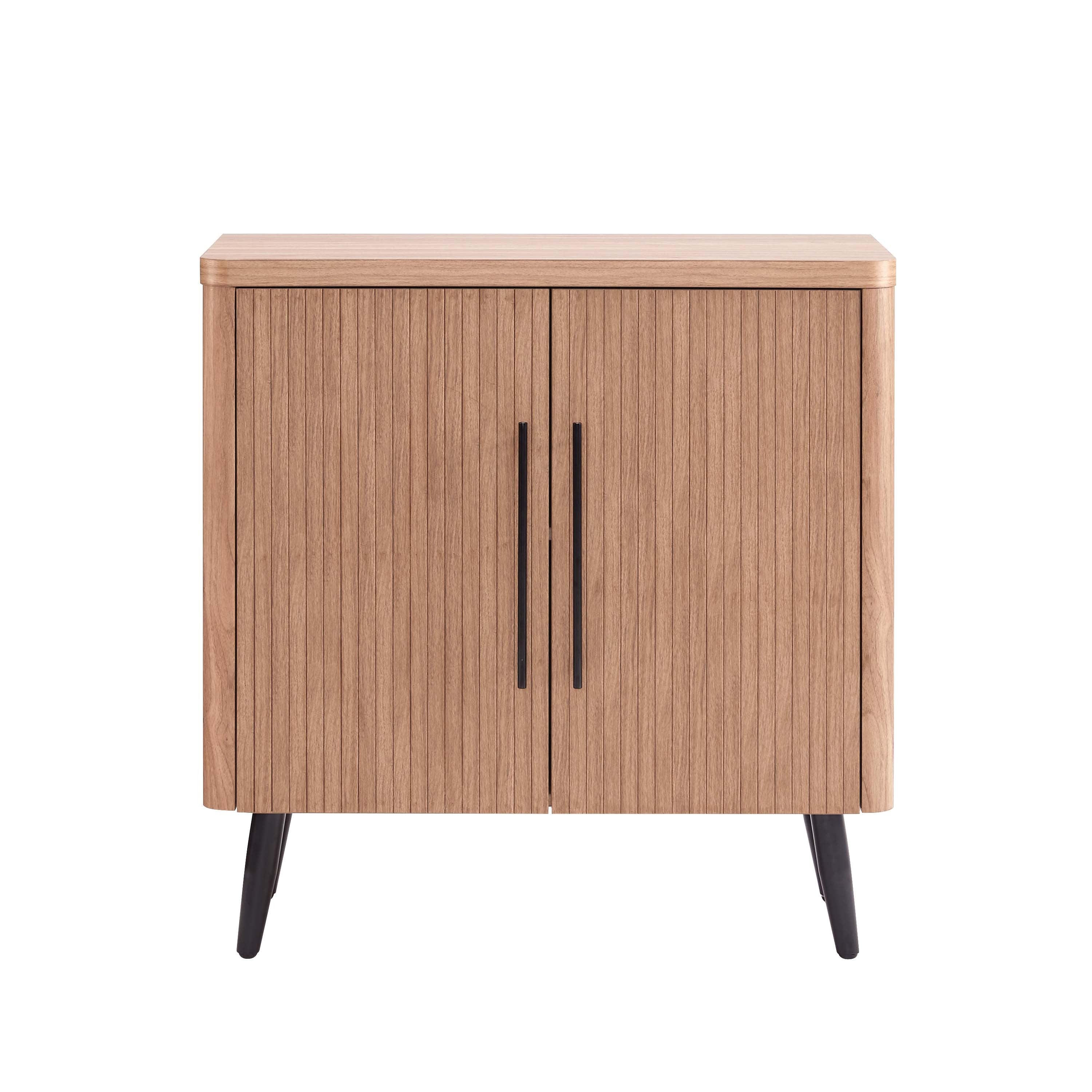 Jodie 31' Fluted Accent Cabinet in Maple