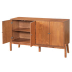 Acacia Wood Sideboard Cabinet for Dining or Living Room.