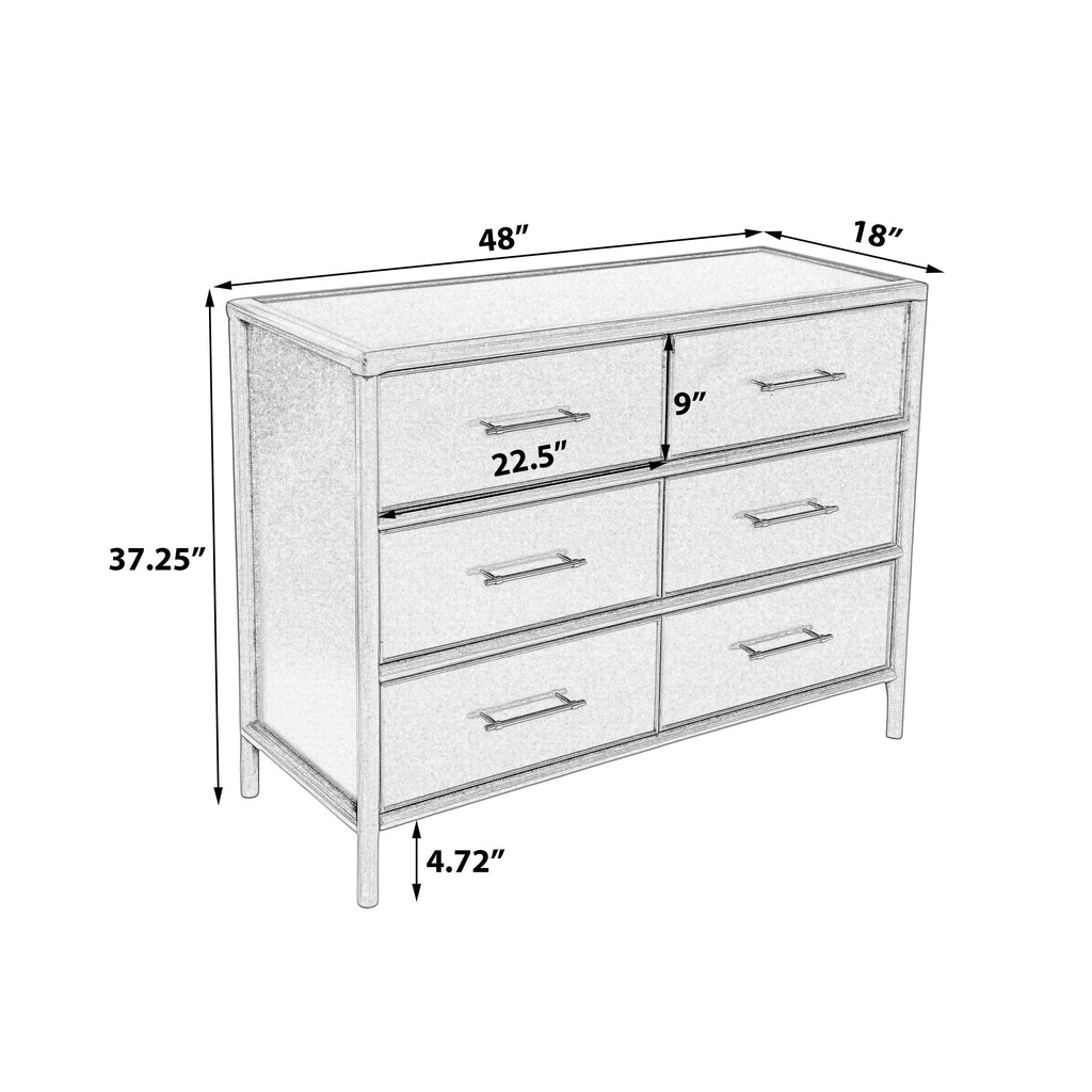Storage Cabinet with Drawers for Living Room or Dining Room.