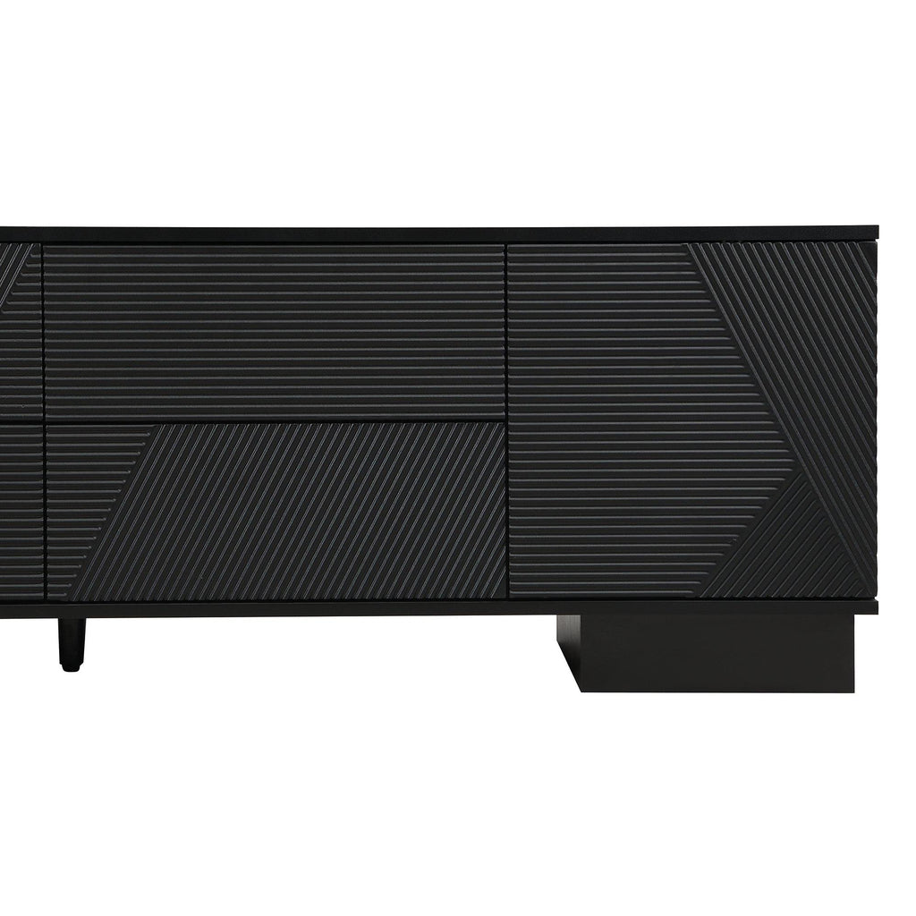 Modern TV Stand for TVs up to 75 Inches with Storage.