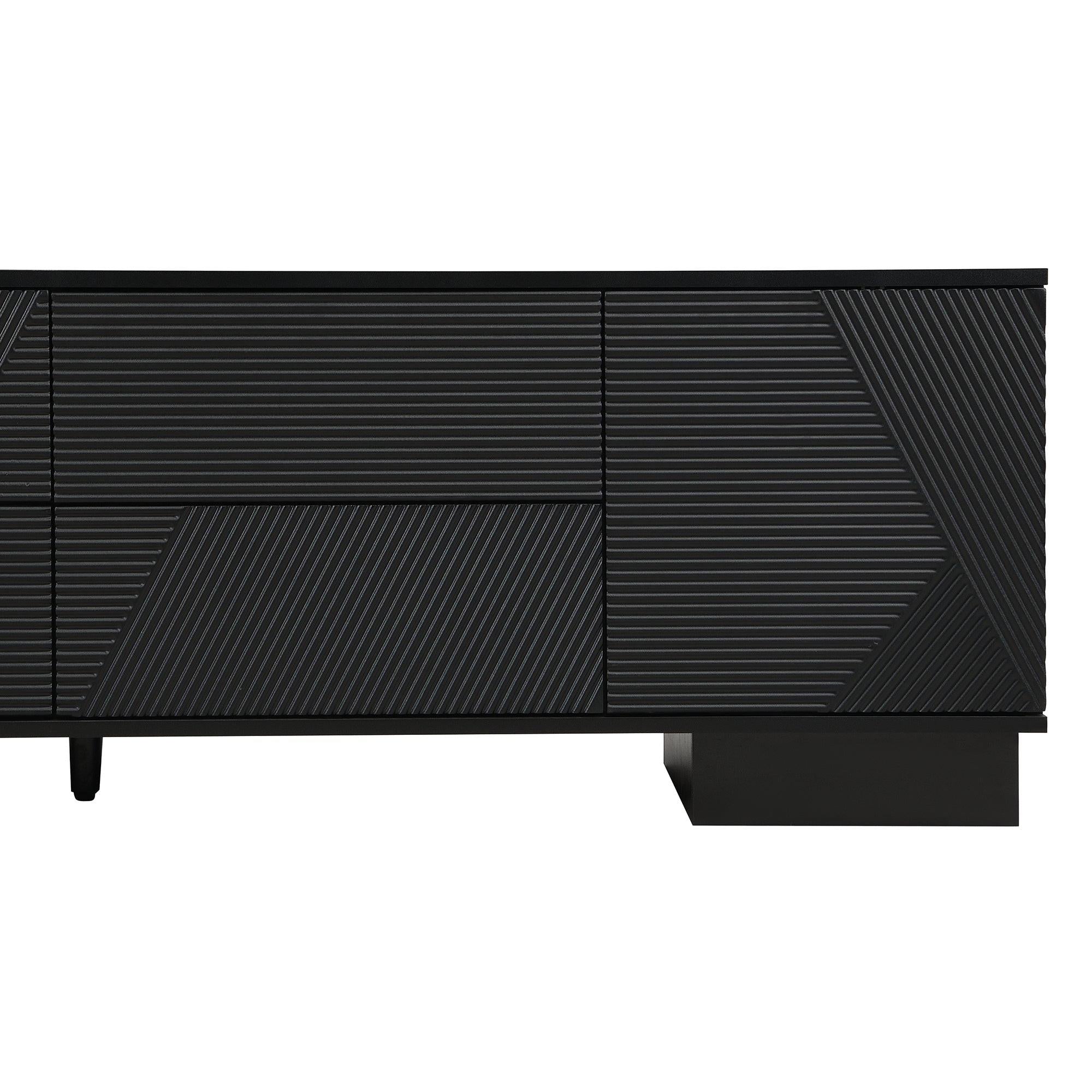 Modern TV Stand for TVs up to 75 Inches with Storage.