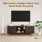 Mid Century Modern TV Stand for TVs Up to 75".