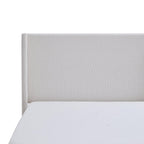 Hosford Minimalist Upholstered Wingback Bed - California King.
