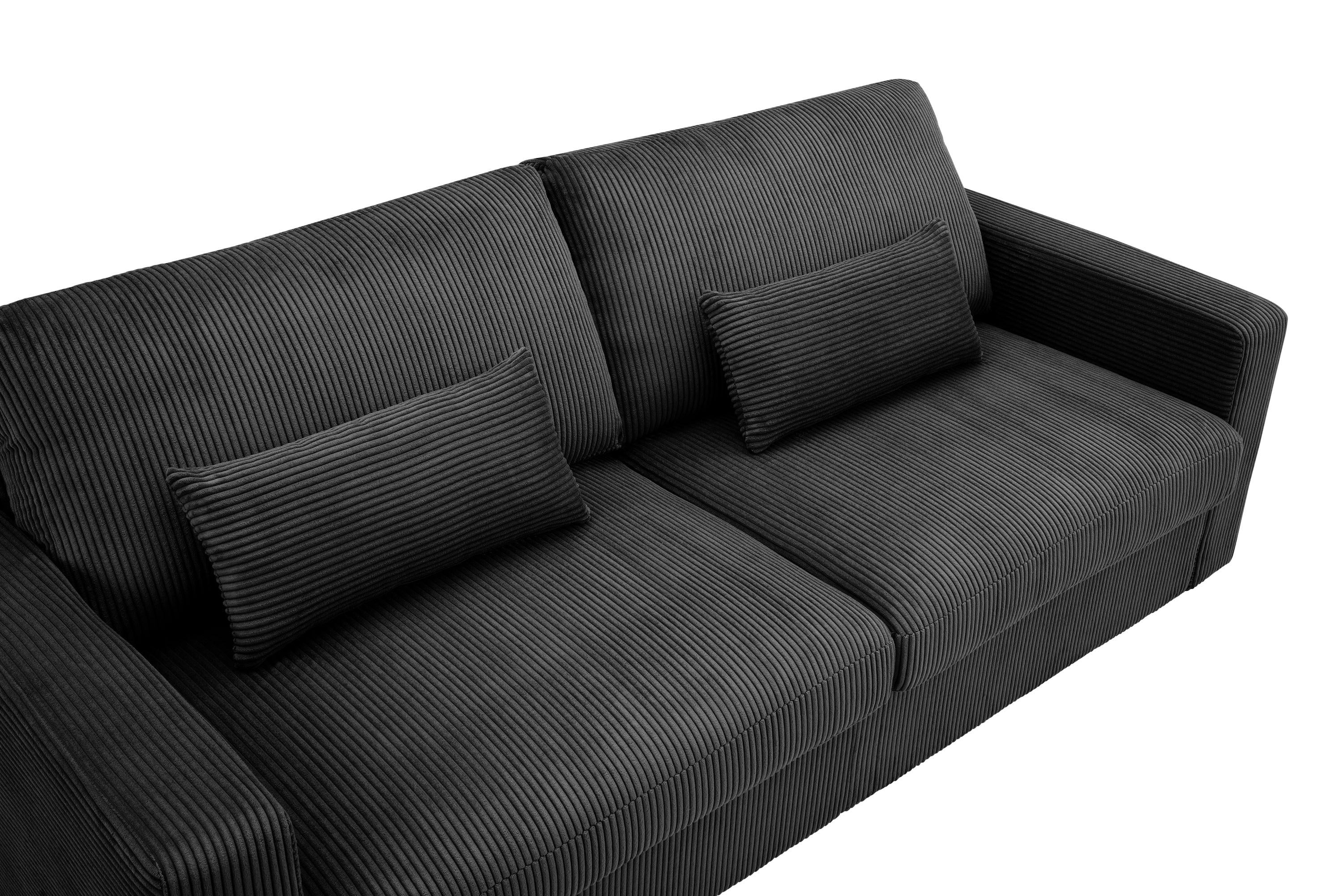 Removable Cover Loveseat Sofa for Small Spaces.