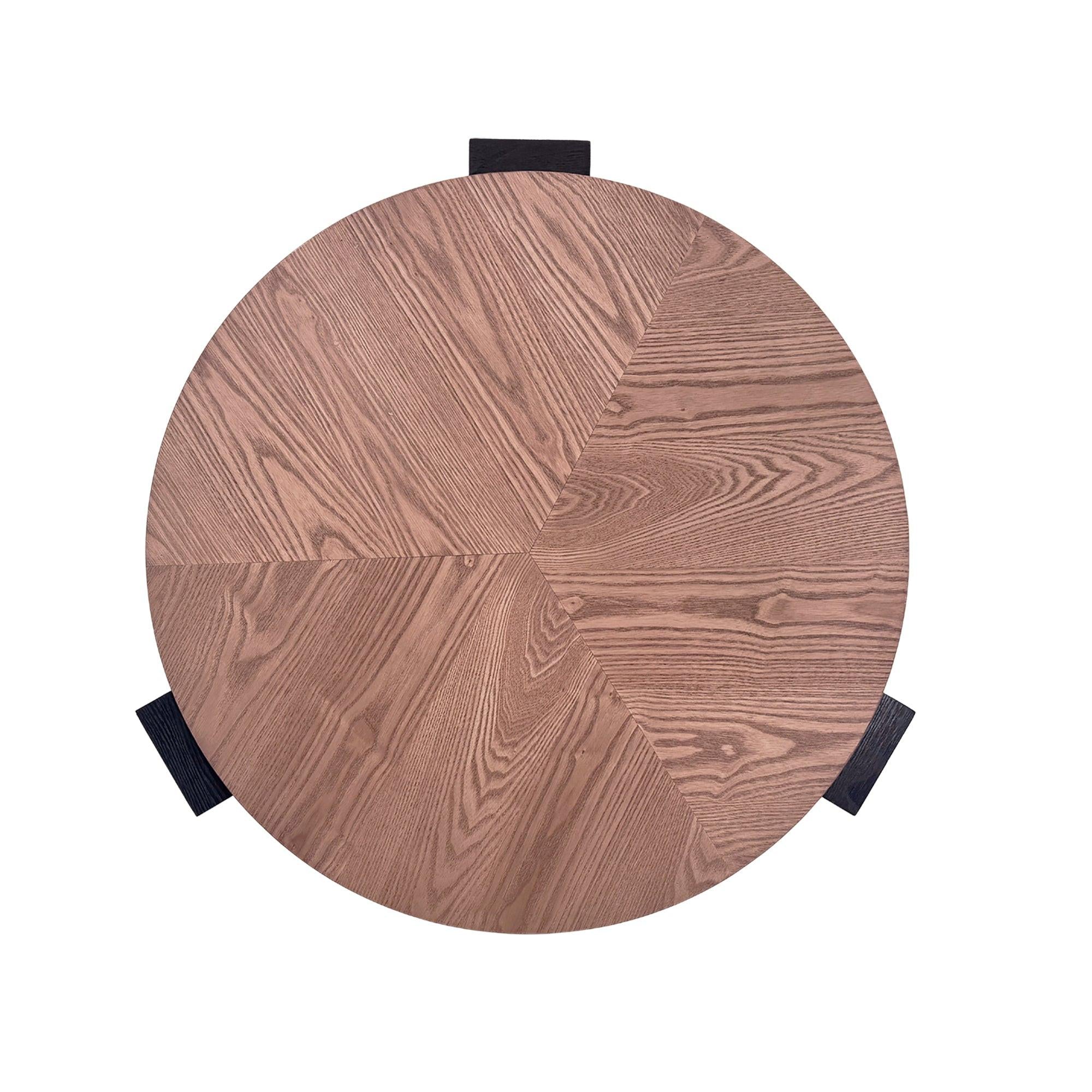 Round Coffee Table with Hidden Storage for Small Spaces.