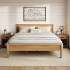 Maddox Modern Wood King Panel Bed - A Stylish Choice.
