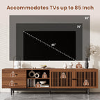 Modern TV Stand for 85 Inch TV with Cable Management.