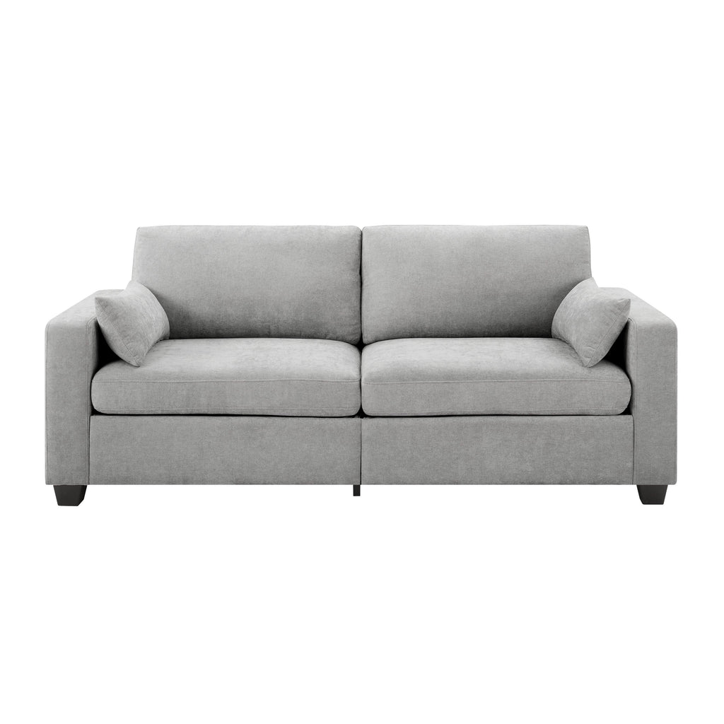 Modern Loveseat Sofa for Small Spaces with Removable Cover.