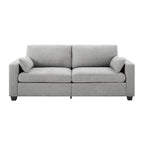 Modern Loveseat Sofa for Small Spaces with Removable Cover.