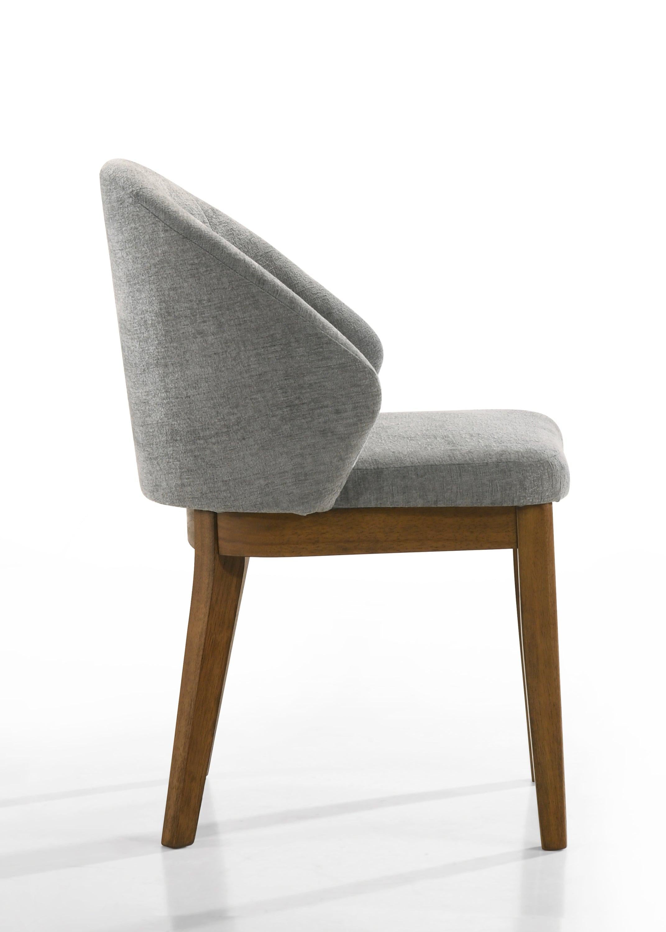 Andrew 5-Piece Round Dining Set - Mid-Century Modern Design.