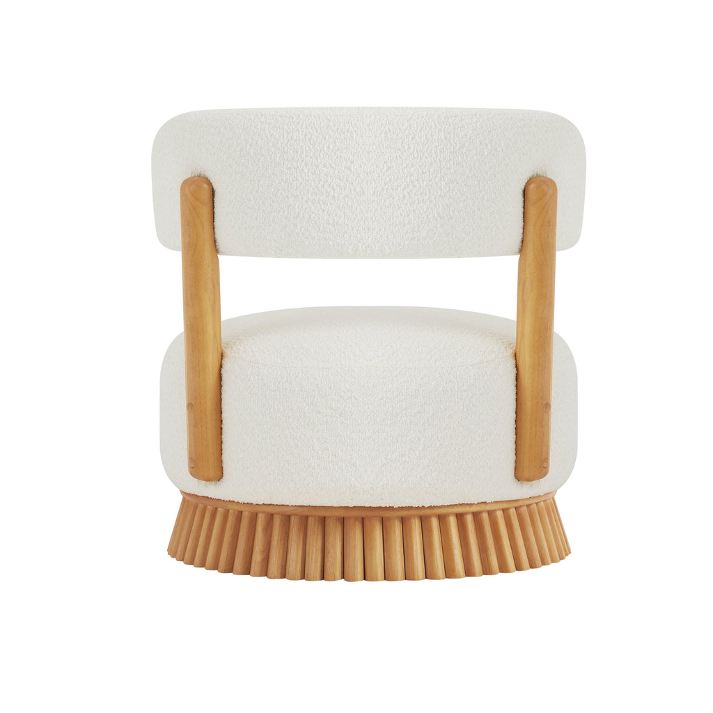 Modern Farmhouse Armless Chair for Living Room and Bedroom.