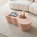 50 Inch Pink Fiberglass Coffee Table for Living Room.