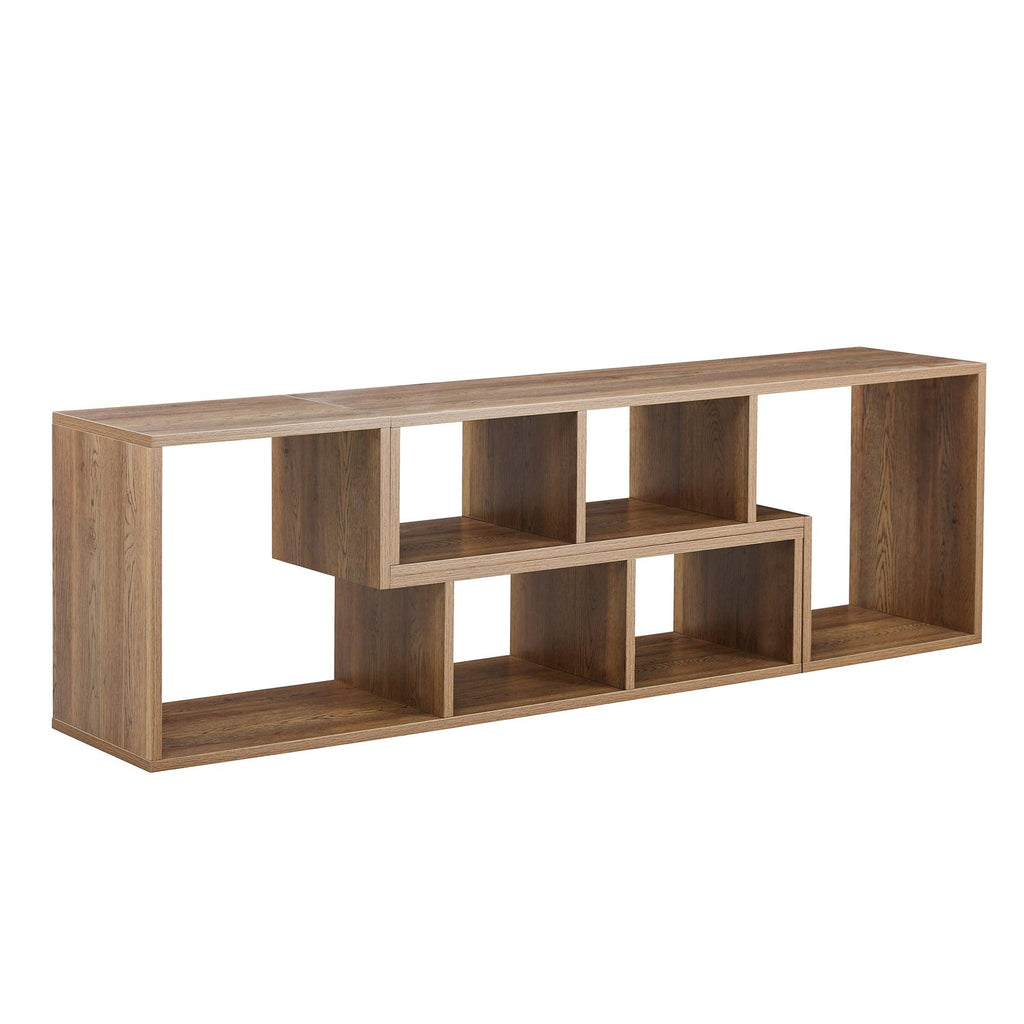 2 Pieces Cube TV Stand for Versatile Living Room Setup.