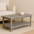 Solid Wood Ellsworth Spindle Coffee Table - Acid Wash.