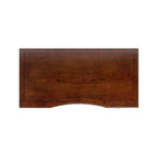 Dauphin Gold Accent 5-Drawer Wood Executive Desk.