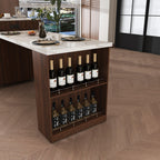 80-inch Expandable Kitchen Island with Dining Table.