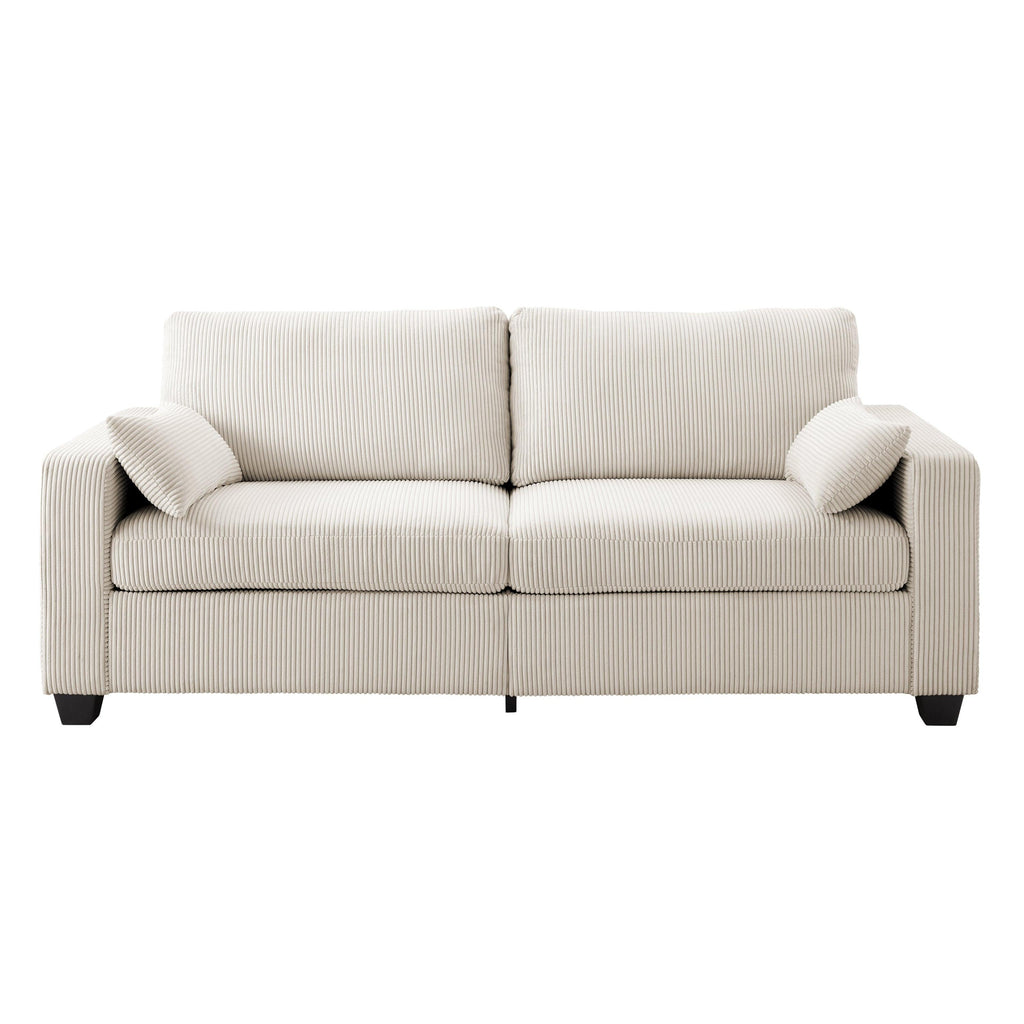 Removable Cover Loveseat Sofa for Small Spaces.