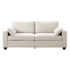 Removable Cover Loveseat Sofa for Small Spaces.