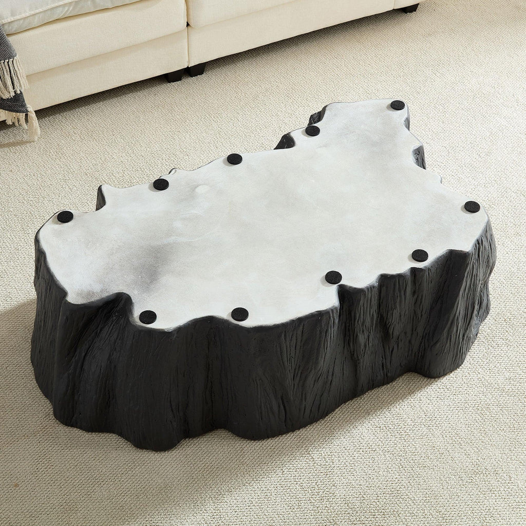 Mid-Century Modern Fiberglass Coffee Table for Living Room.