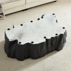 Mid-Century Modern Fiberglass Coffee Table for Living Room.
