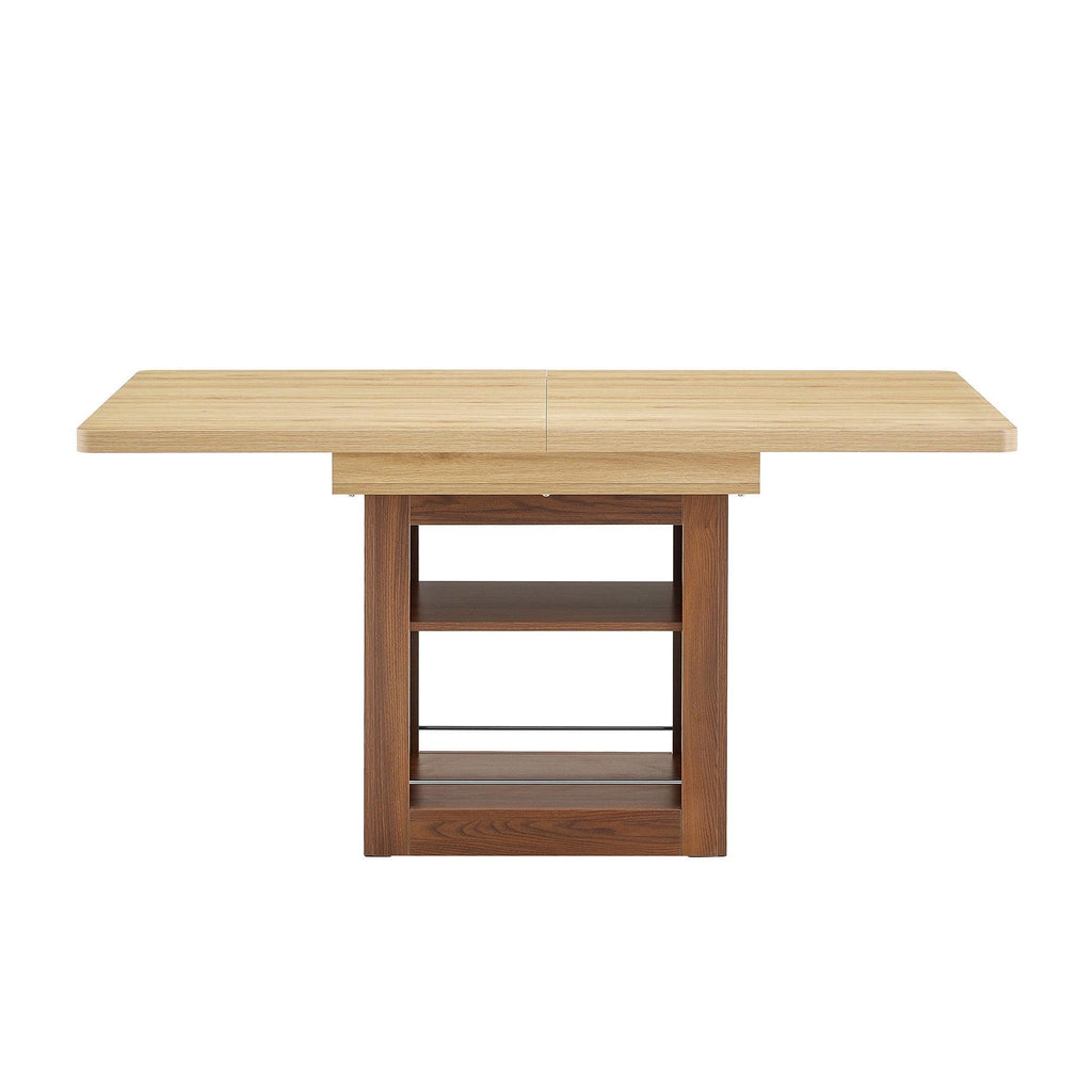 Expandable Dining Table with Storage - 59 to 71 inches.