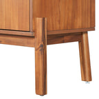 Acacia Wood Sideboard Cabinet for Dining or Living Room.