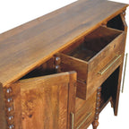 Artisan Furniture Solid Wood Spindle Sideboard.