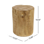 Hand-Painted Outdoor Side Table - Perfect for Any Space.