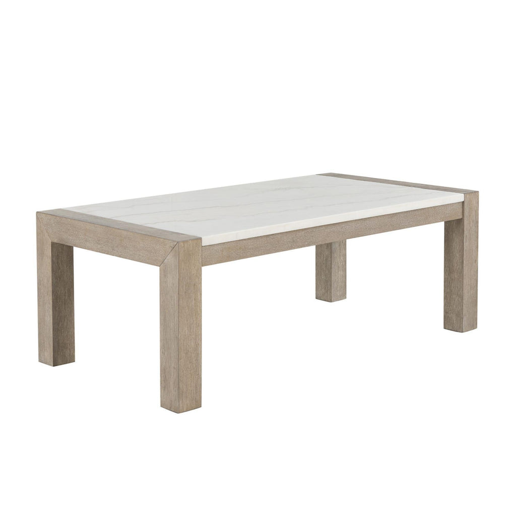 Modern Ana Beige Marble Coffee Table.
