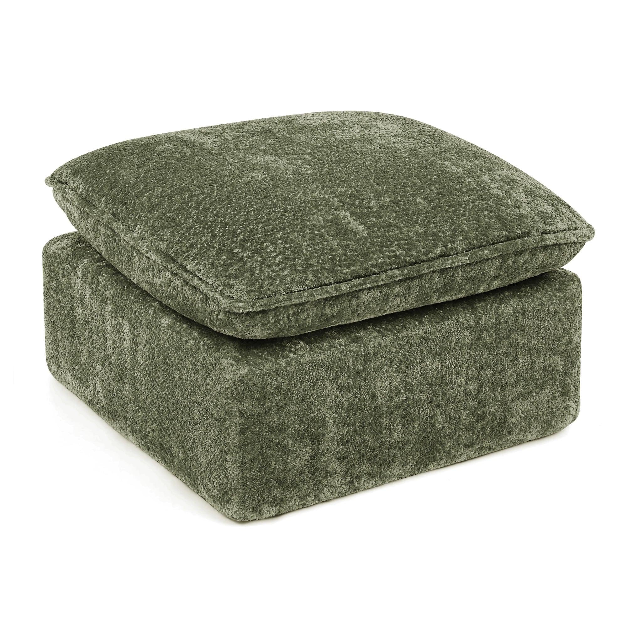 107'' Modern L-shaped Sectional Sofa with Ottomans.