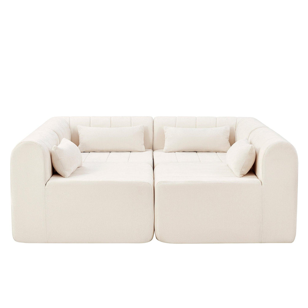 145.5 Inch Modular Sectional Sofa for Living Room.