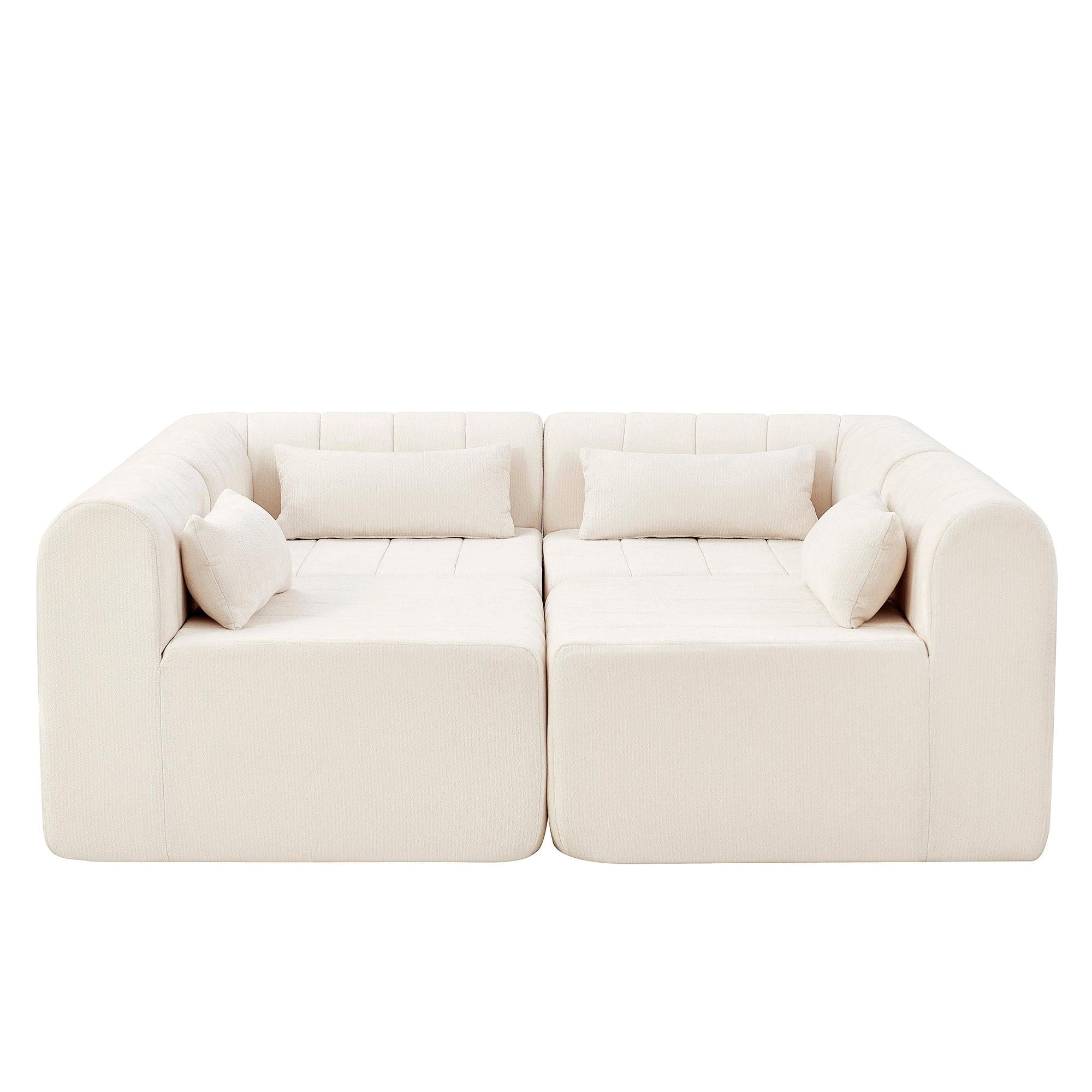 145.5 Inch Modular Sectional Sofa for Living Room.