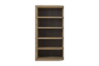 Reversible Oak Etagere with solid wood frame and rounded shelves, showcasing flexible storage in a vertical layout.