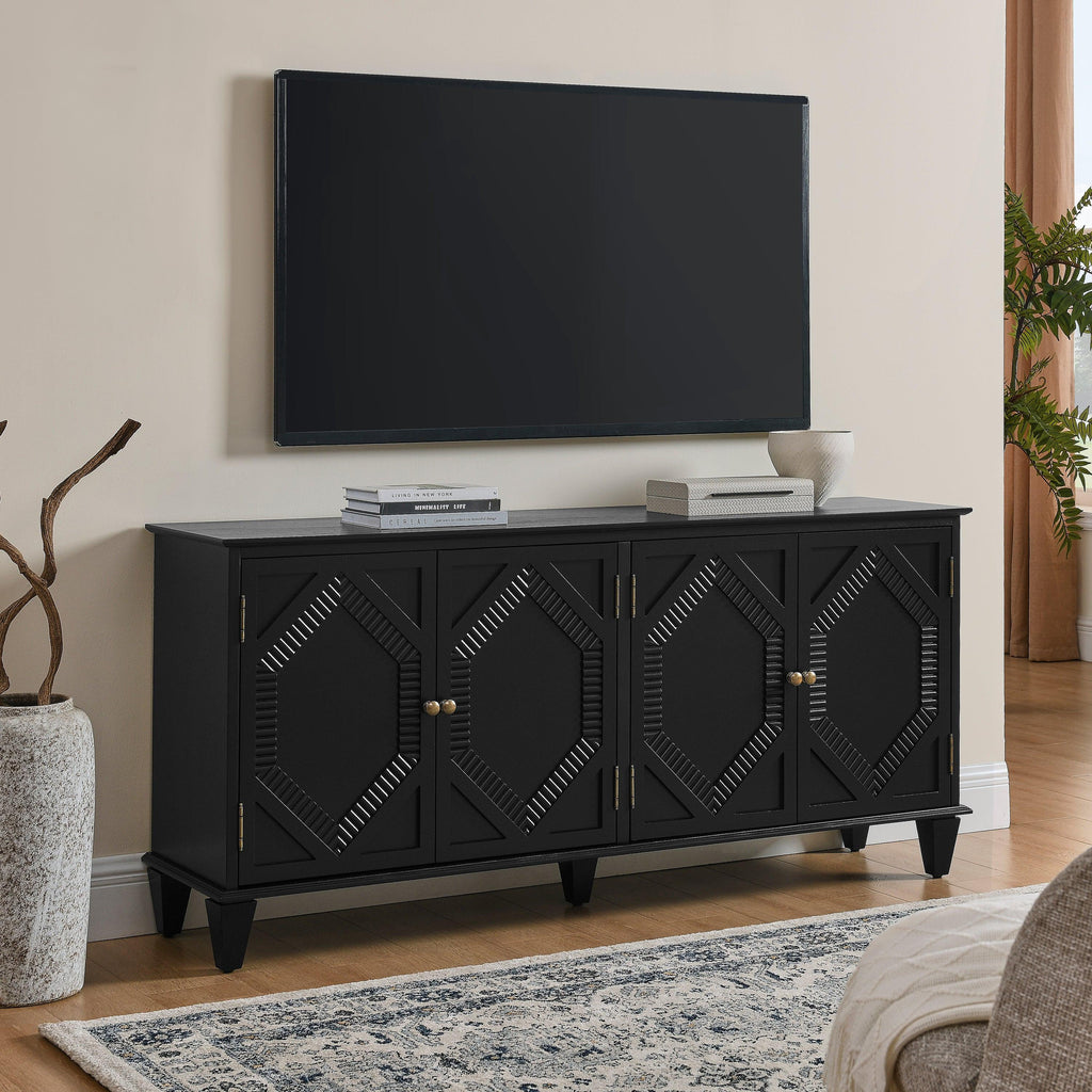Mid Century Modern Sideboard Cabinet with Storage.