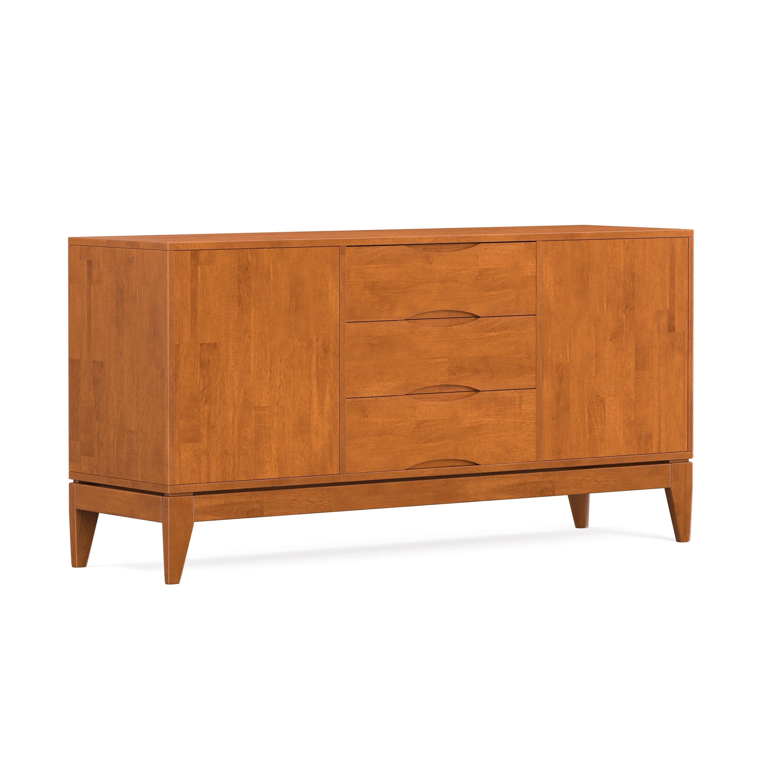 Harper Rubber Wood Sideboard Buffet for Storage.