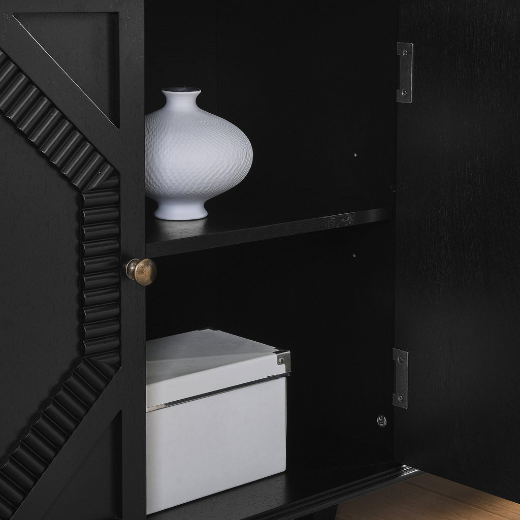 Mid Century Modern Sideboard Cabinet with Storage.