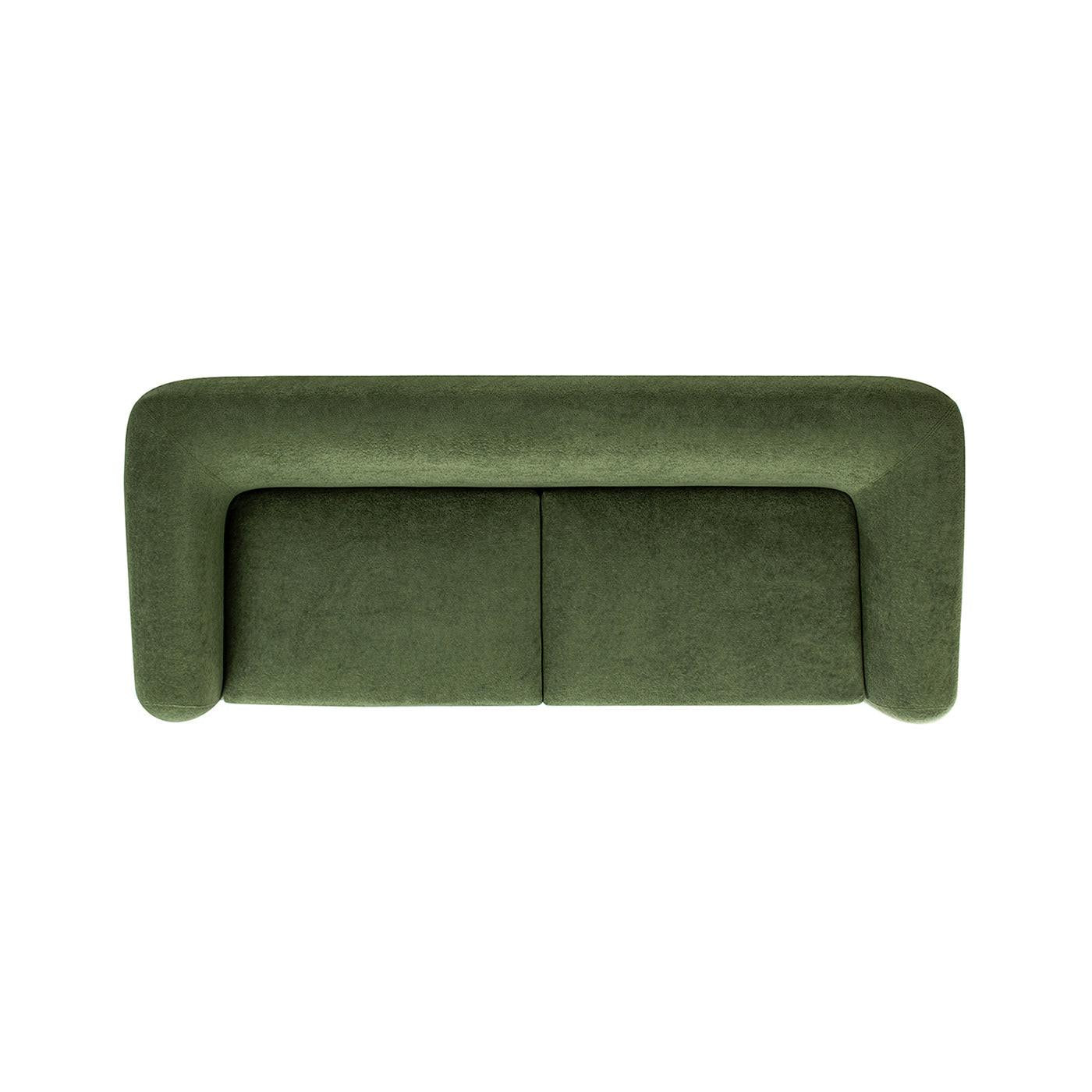 Alpine Moss Green Sherpa Sofa for Cozy Seating.