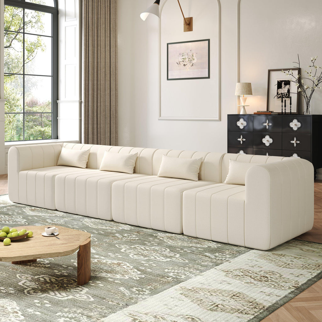 145.5 Inch Modular Sectional Sofa for Living Room.