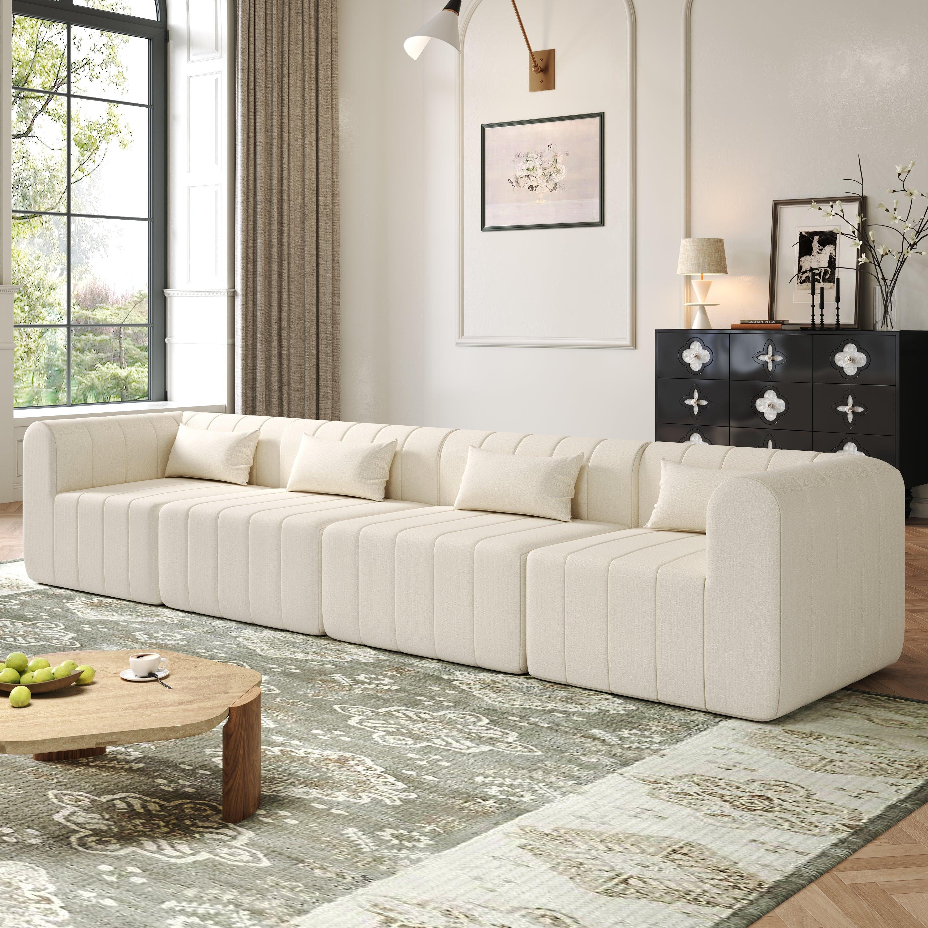 145.5 Inch Modular Sectional Sofa for Living Room.