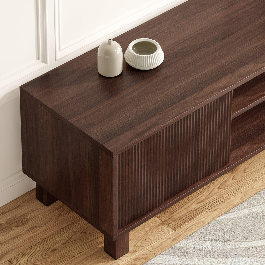 Modern TV Stand for 70 Inch TVs - Stylish Storage Center.