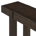 Rustic Console Table with Power Outlet and Hidden Drawer.