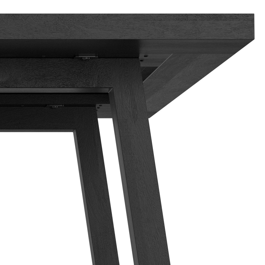 Whitley Black Wooden Dining Table.