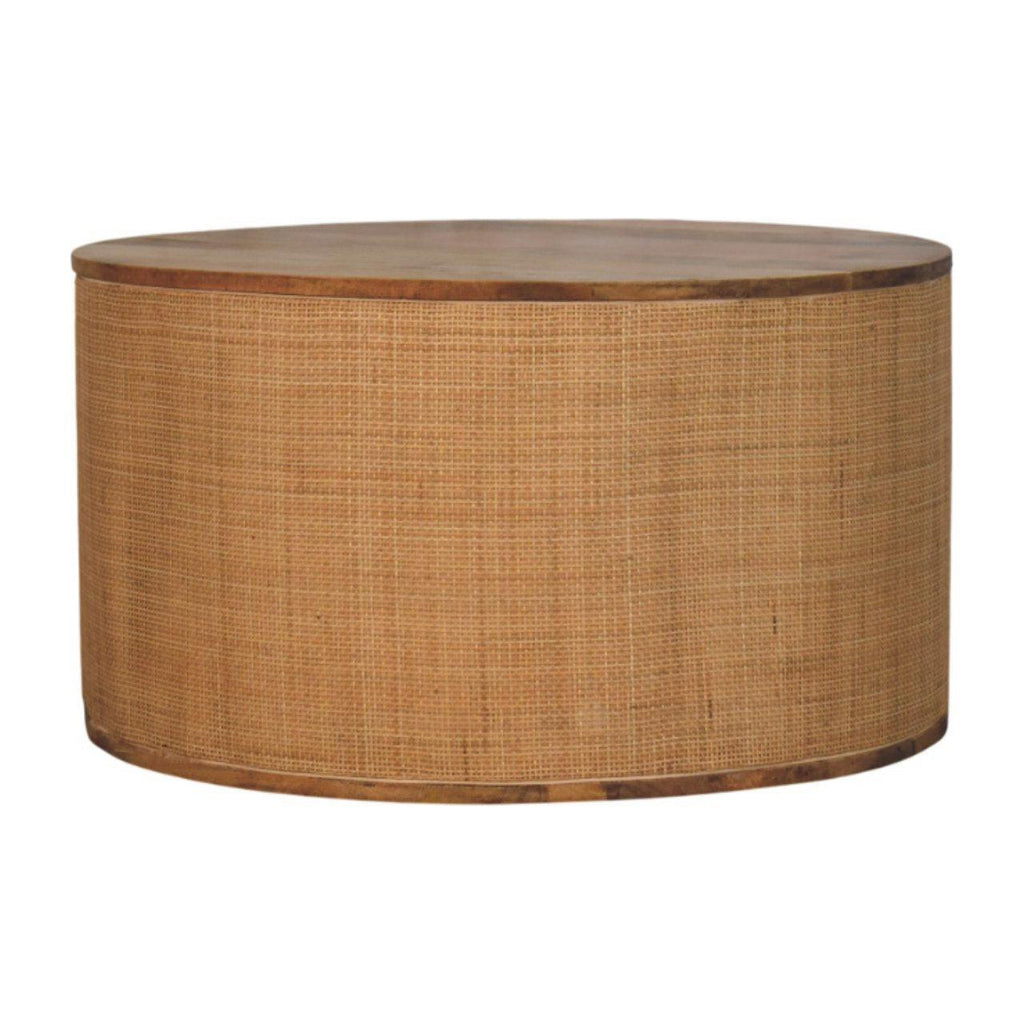 Solid Wood Coffee Table Larissa Round Design.