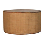 Solid Wood Coffee Table Larissa Round Design.