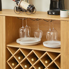 Modern Sideboard with Wine Storage and Glassware Holder
