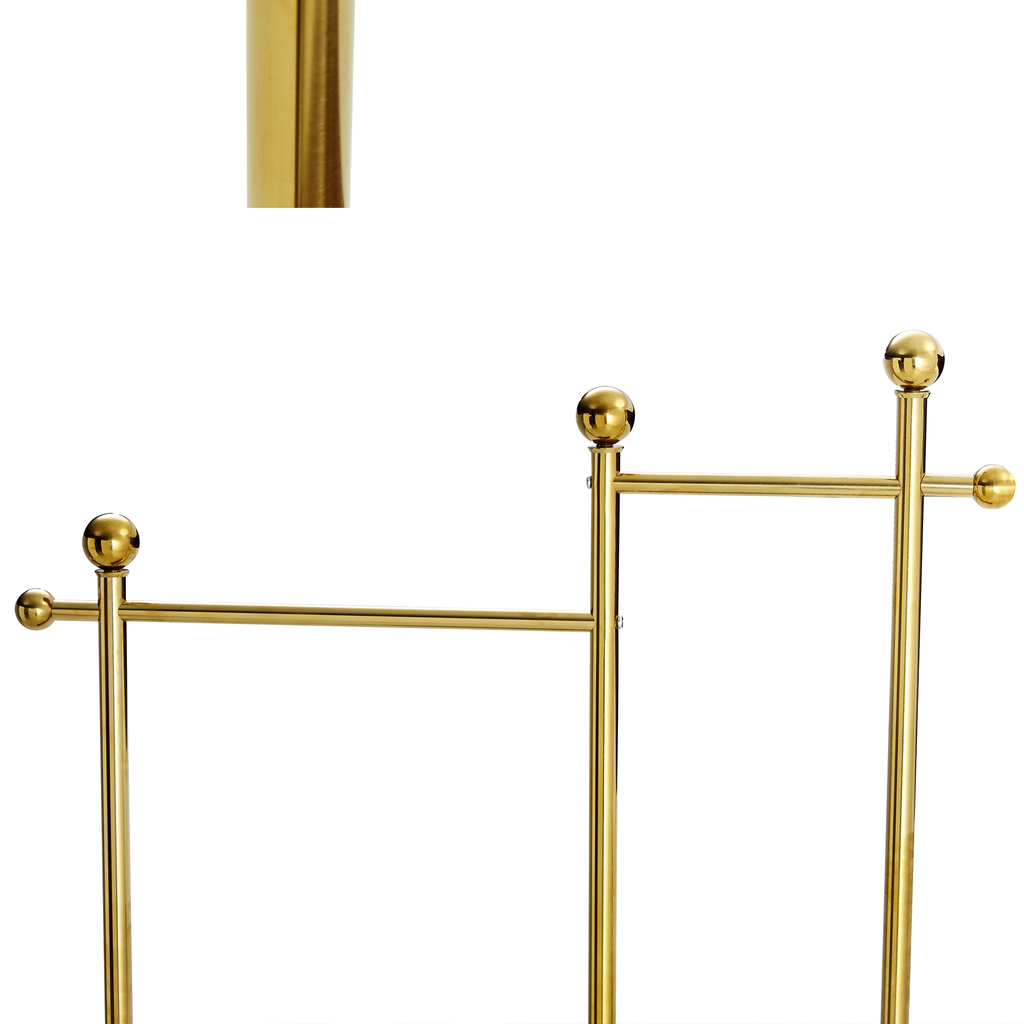 70' Tall Industrial Coat Rack for Entryway, Solid Wood & Stainless Steel Clothing Rack, Double Layer Hanger for Coats, Hats, Bags, Scarves, Shoes Storage, Vintage Wood Grain & Metal, Heavy Duty - Groovy Boardz