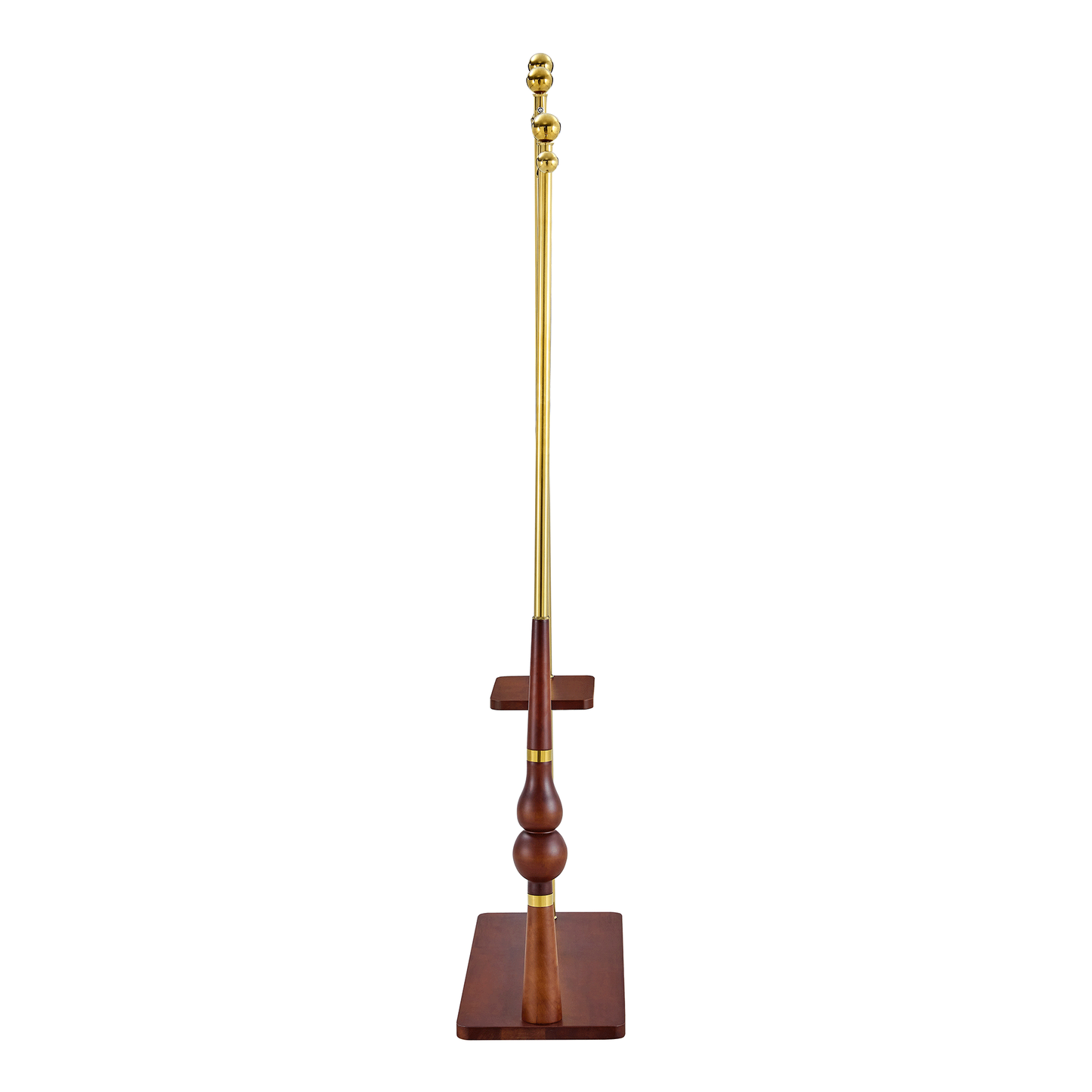 70' Tall Industrial Coat Rack for Entryway, Solid Wood & Stainless Steel Clothing Rack, Double Layer Hanger for Coats, Hats, Bags, Scarves, Shoes Storage, Vintage Wood Grain & Metal, Heavy Duty - Groovy Boardz