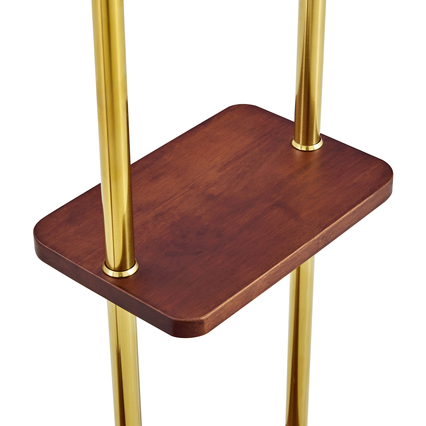 70' Tall Industrial Coat Rack for Entryway, Solid Wood & Stainless Steel Clothing Rack, Double Layer Hanger for Coats, Hats, Bags, Scarves, Shoes Storage, Vintage Wood Grain & Metal, Heavy Duty - Groovy Boardz