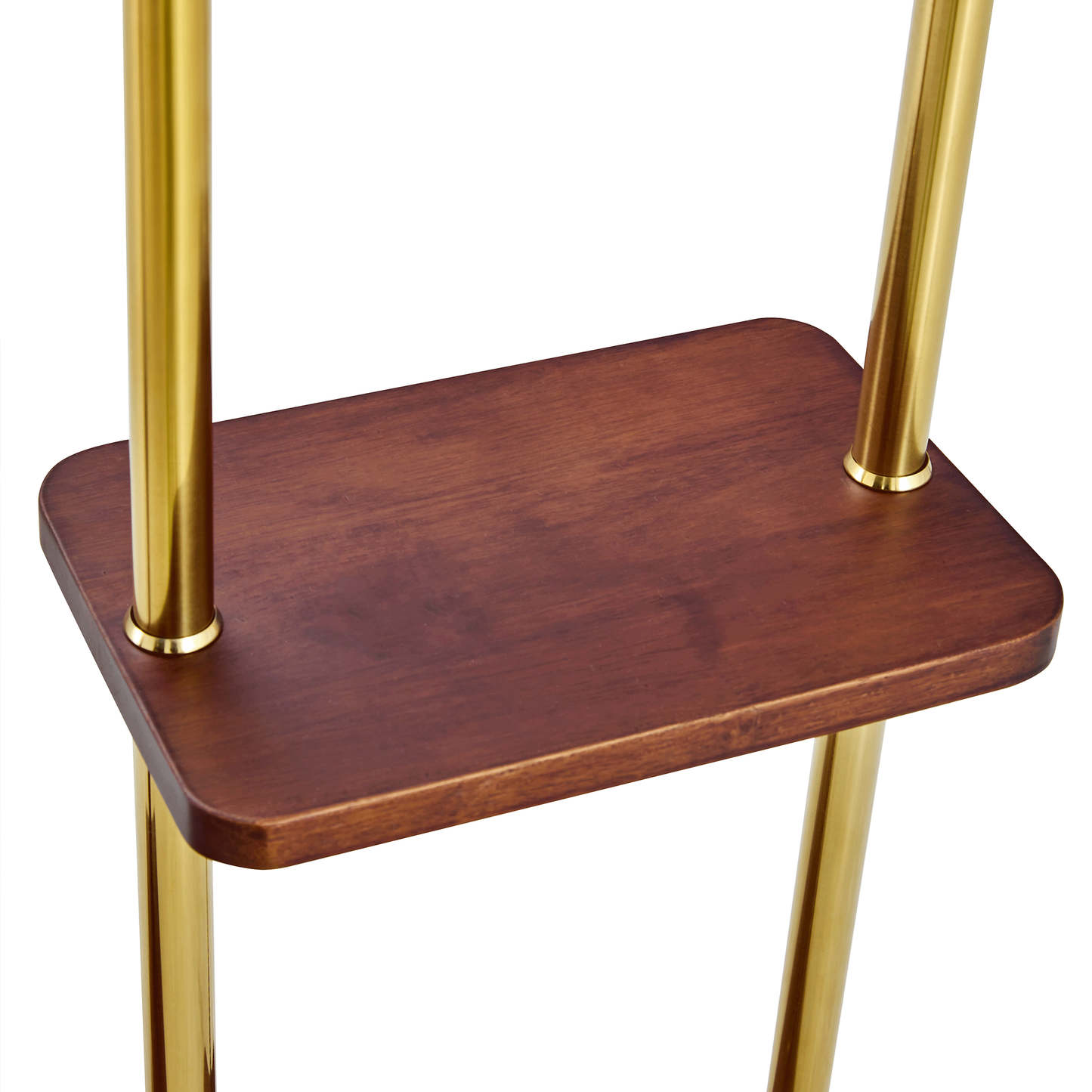 70' Tall Industrial Coat Rack for Entryway, Solid Wood & Stainless Steel Clothing Rack, Double Layer Hanger for Coats, Hats, Bags, Scarves, Shoes Storage, Vintage Wood Grain & Metal, Heavy Duty - Groovy Boardz